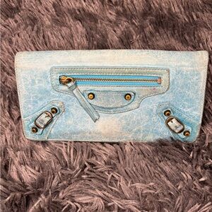 Balenciaga Agneau Classic Hardware Money Wallet